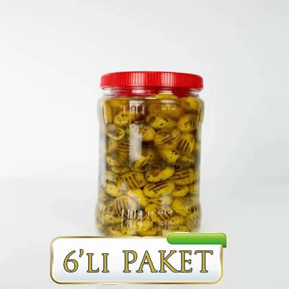 IZGARA YEŞİL ZEYTİN 900GR. PET 6'LI KOLİ