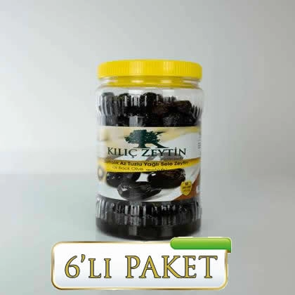M SİYAH ZEYTİN 900GR. PET 6'LI KOLİ